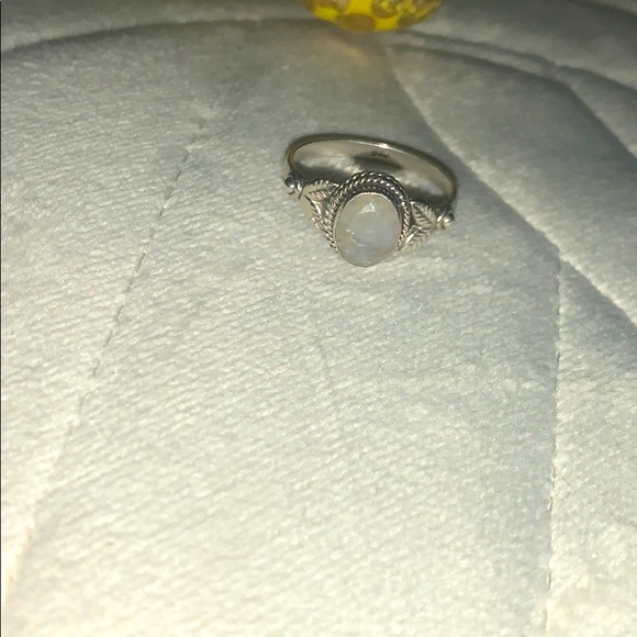 Hand Crafted Jewelry - HANDMADE *MOONSTONE* SILVER RING